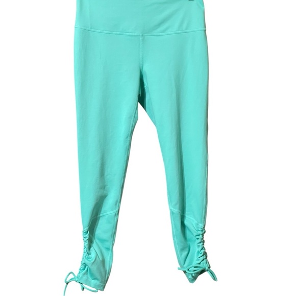 Z by ZELLA RUCHED TIE HEM HIGH WAIST LEGGINGS SZ M - Picture 3 of 6